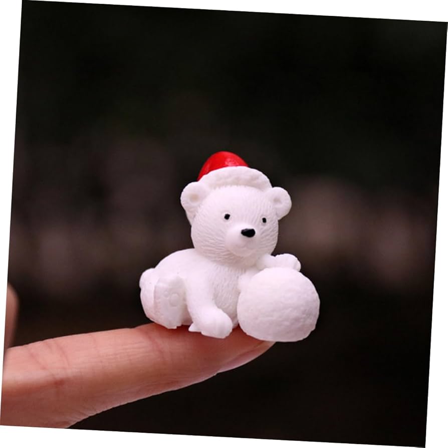 Amazon.co.jp: サンタクロースとトナカイのミニチュアクリスマス